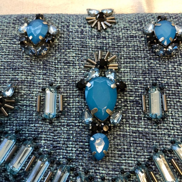 Glint - NWT - Hand Beaded Bag- Gorgeous! - Picture 3 of 8